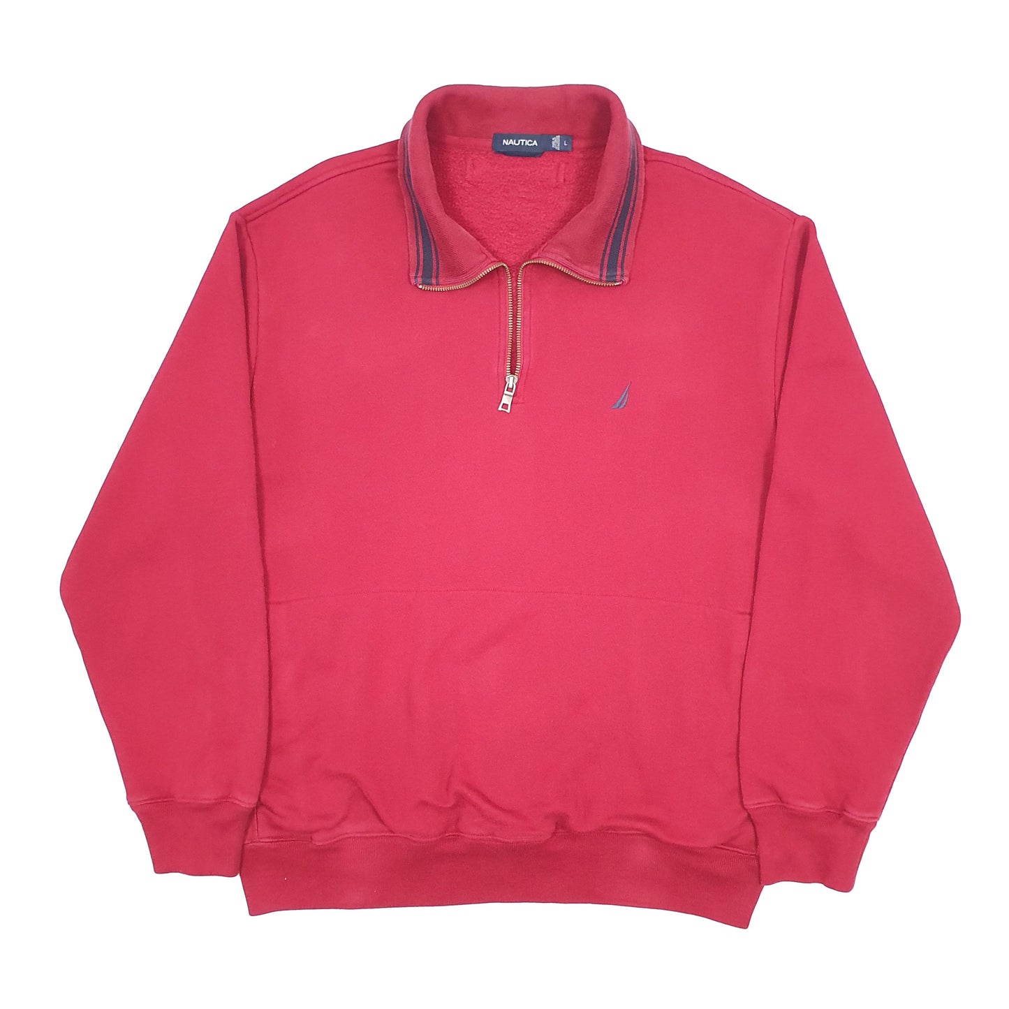 Nautica Quarter Zip L Red