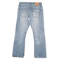 Levis 507 Bootcut Fit Jeans W34 L32 Blue