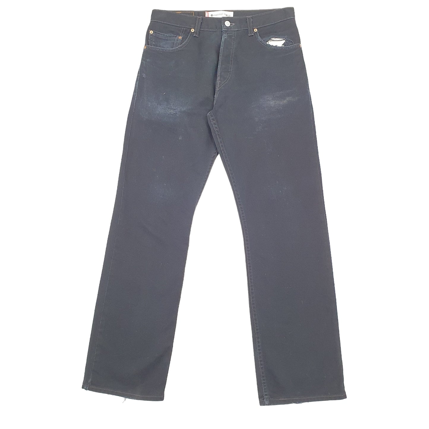 Levis Casual Regular Fit Jeans W32 L32 Black