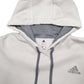 Mens White Adidas  Hoodie Jumper