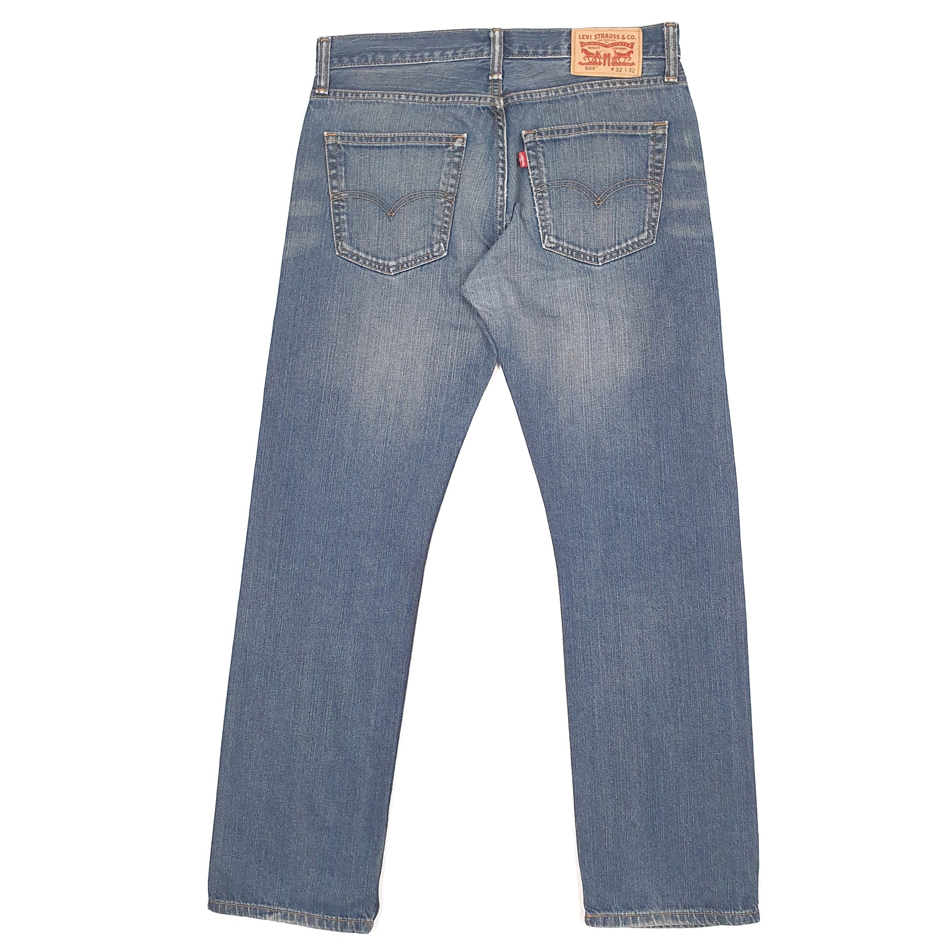 Levis 504 Regular Fit Jeans W32 L32 Blue