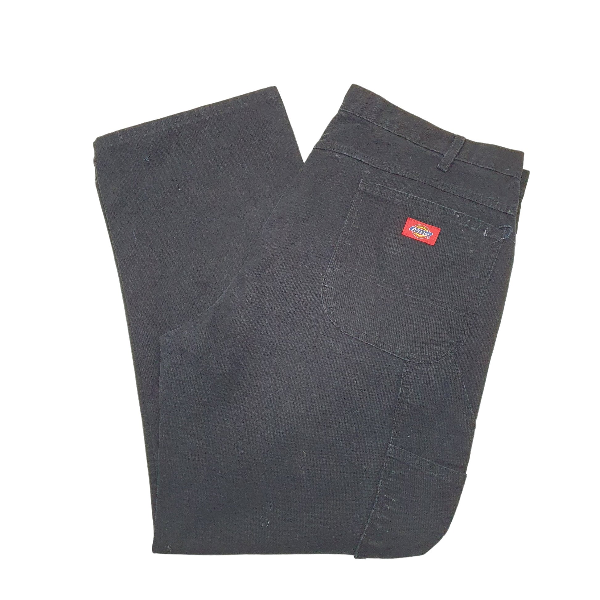 Mens Black Dickies  Carpenter Trousers
