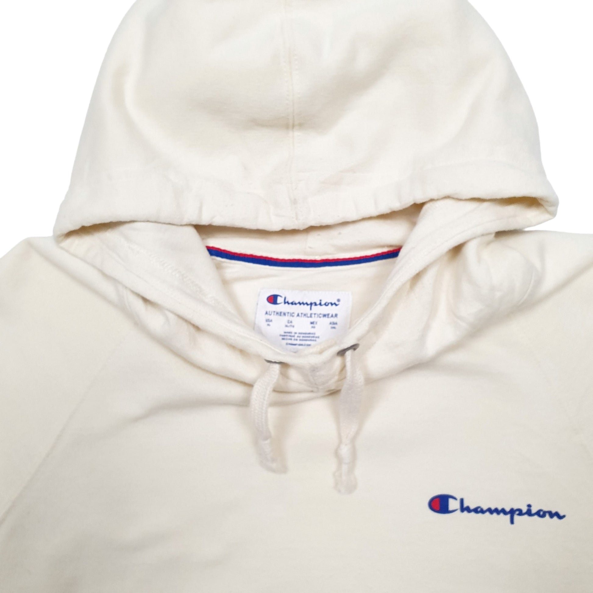 Mens Yellow Champion  Hoodie Jumper