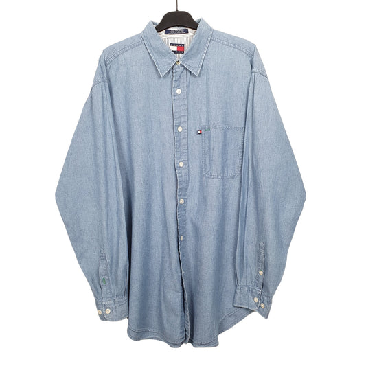 Tommy Hilfiger Long Sleeve Regular Fit Shirt Blue