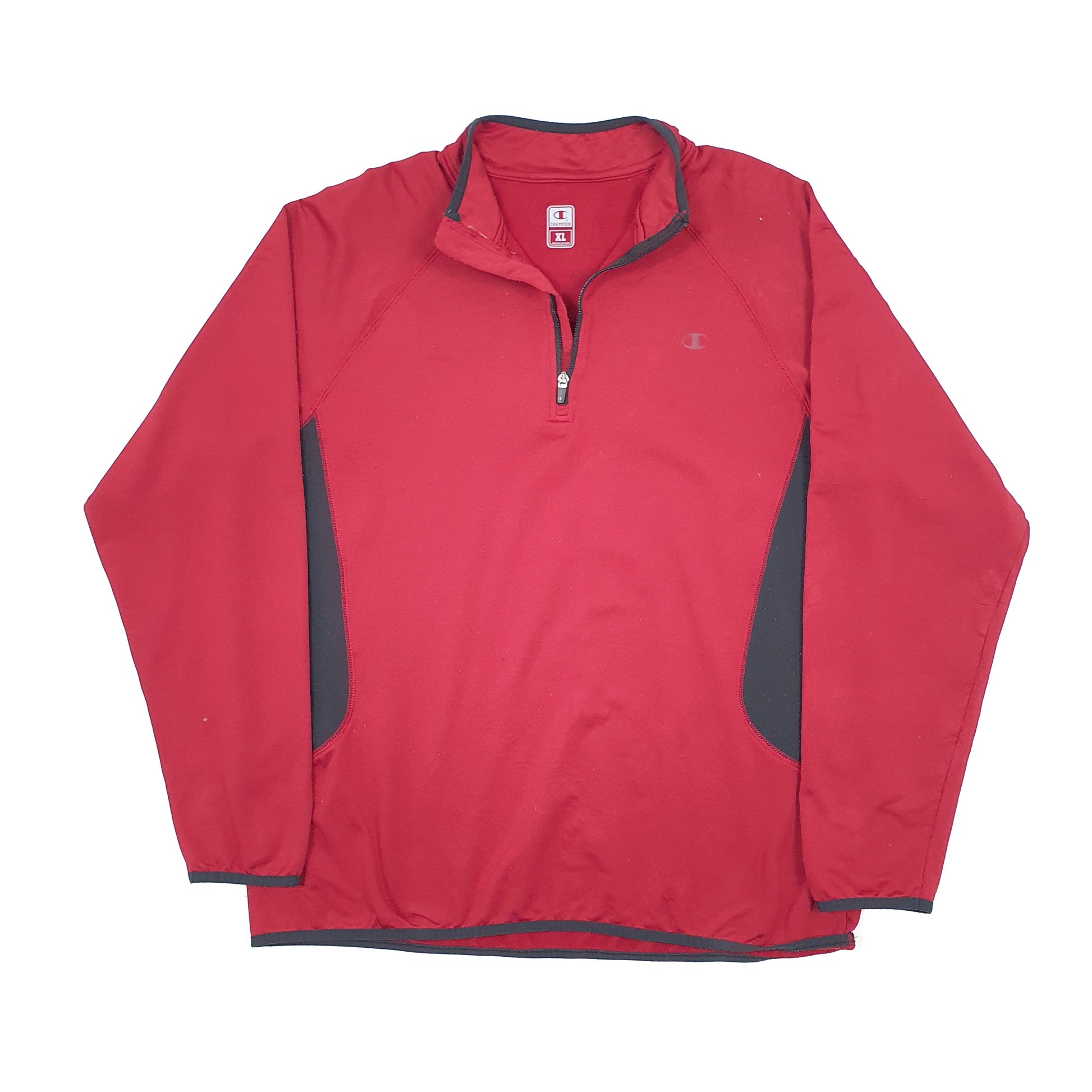 Champion Activewear Quarter Zip XL Red