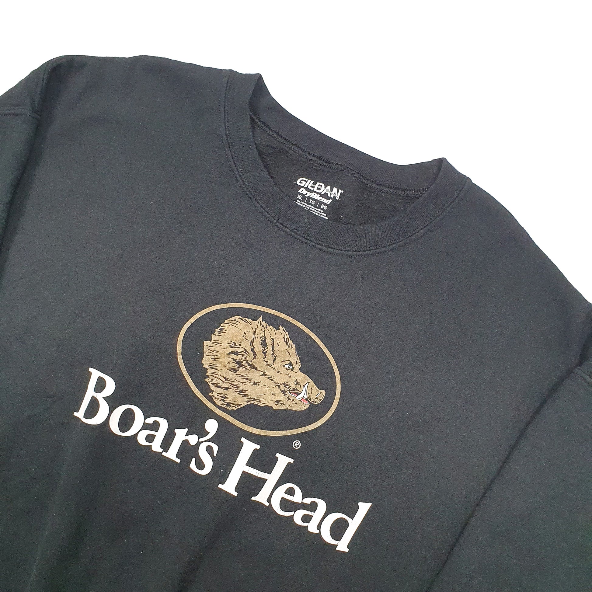 Gildan Boars Head Crewneck XL Black