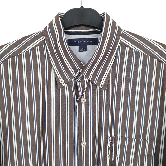 Tommy Hilfiger Long Sleeve Regular Fit Pinstripe Shirt