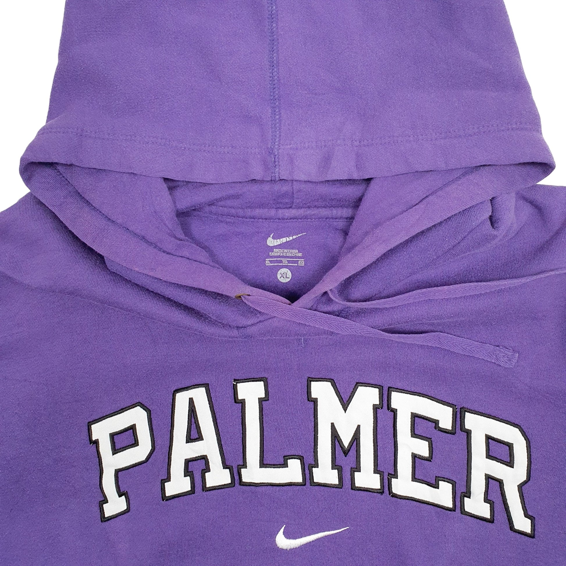 Mens Purple Nike Palmer USA College Hoodie Jumper