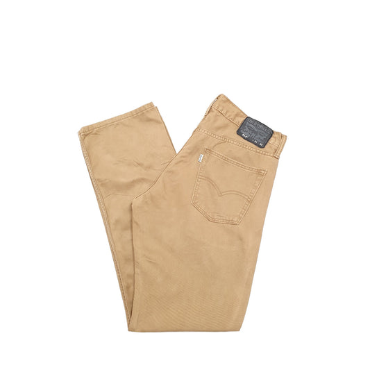 Levis 514 Straight Fit Jeans W34 L32 Brown
