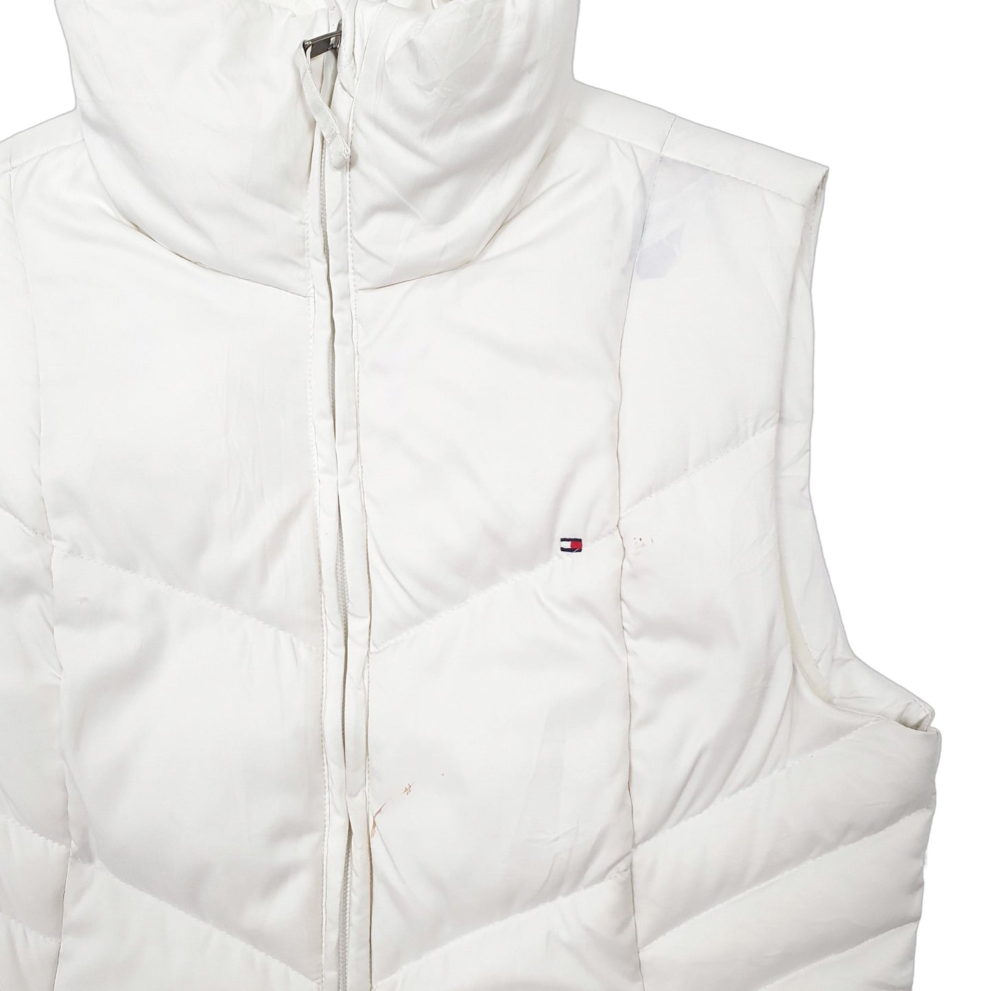 Womens Cream Tommy Hilfiger Gilet  Coat