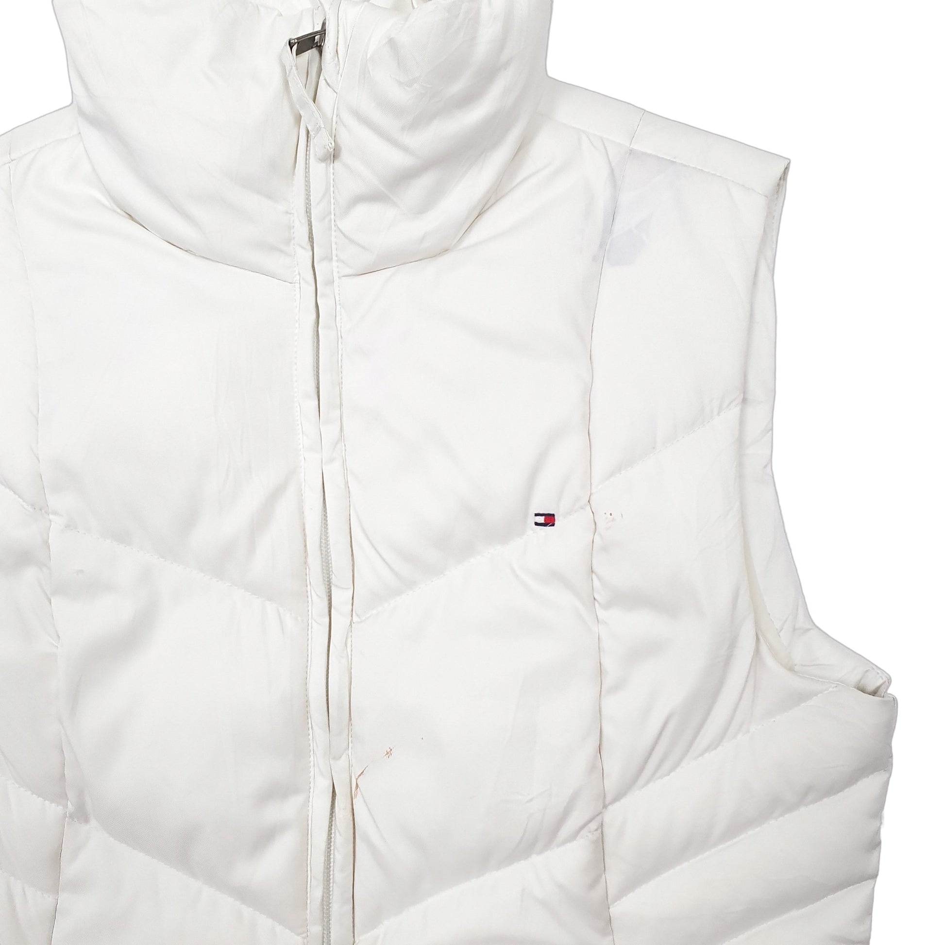 Womens Cream Tommy Hilfiger Gilet  Coat