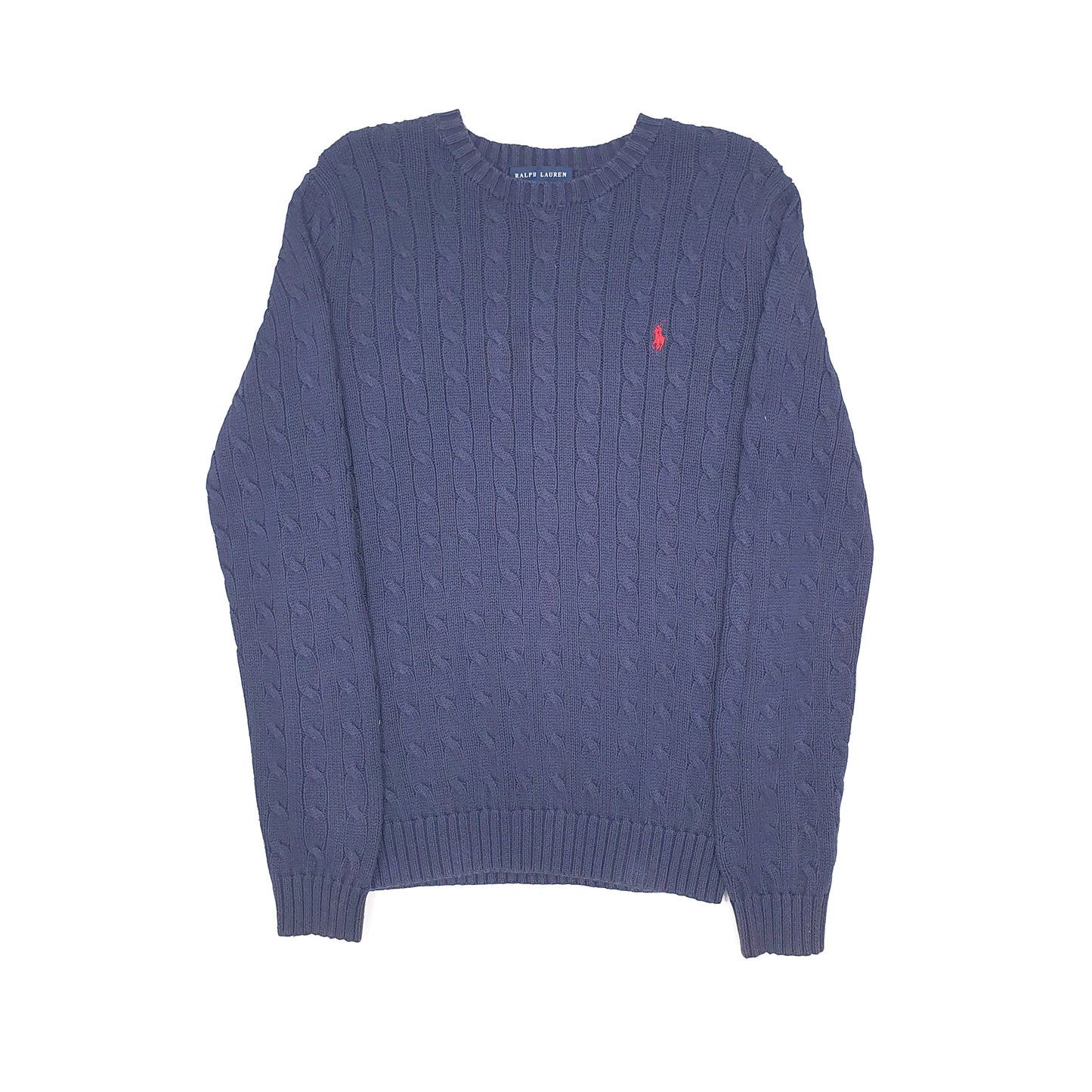 Polo Ralph Lauren Cable Knit Crewneck S Navy