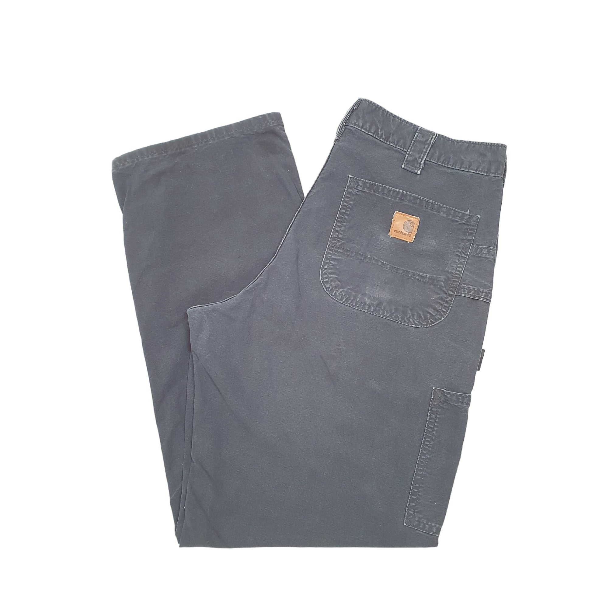 Mens Black Carhartt  Carpenter Trousers