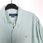 Polo Ralph Lauren Short Sleeve Slim Fit Striped Shirt Green