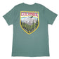Mens Green Columbia Sportswear Always Outside Short Sleeve T Shirt