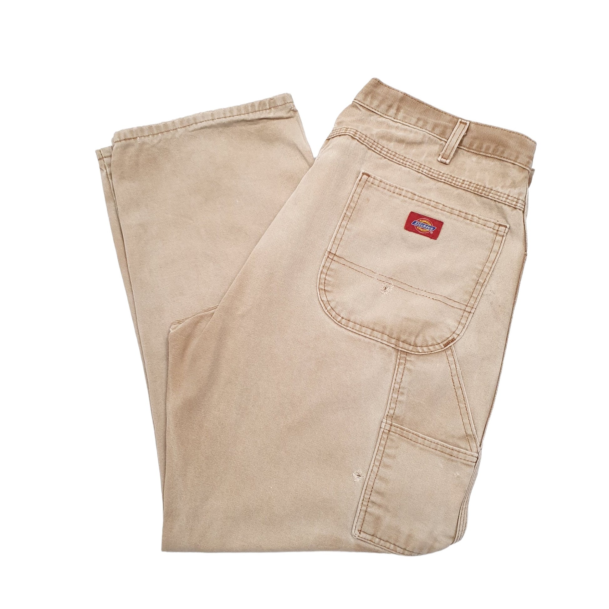 Mens Tan Dickies  Carpenter Trousers