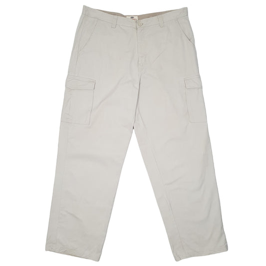 Mens Beige Old Navy Combat Pants Cargo Trousers