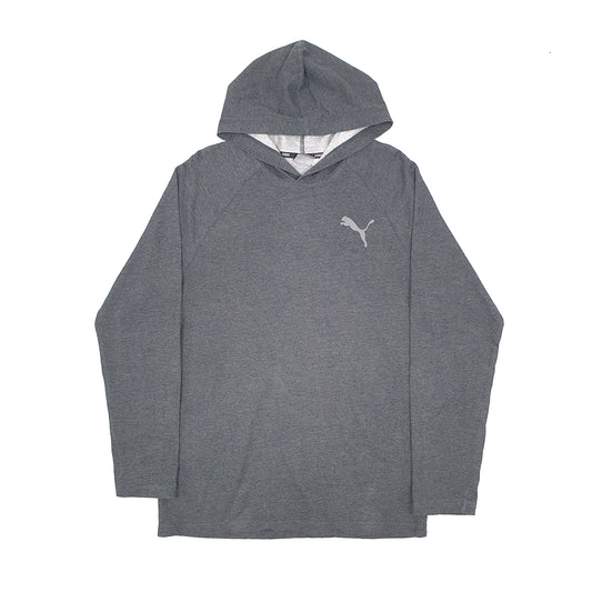 Puma Lightweight Hoodie L Grey