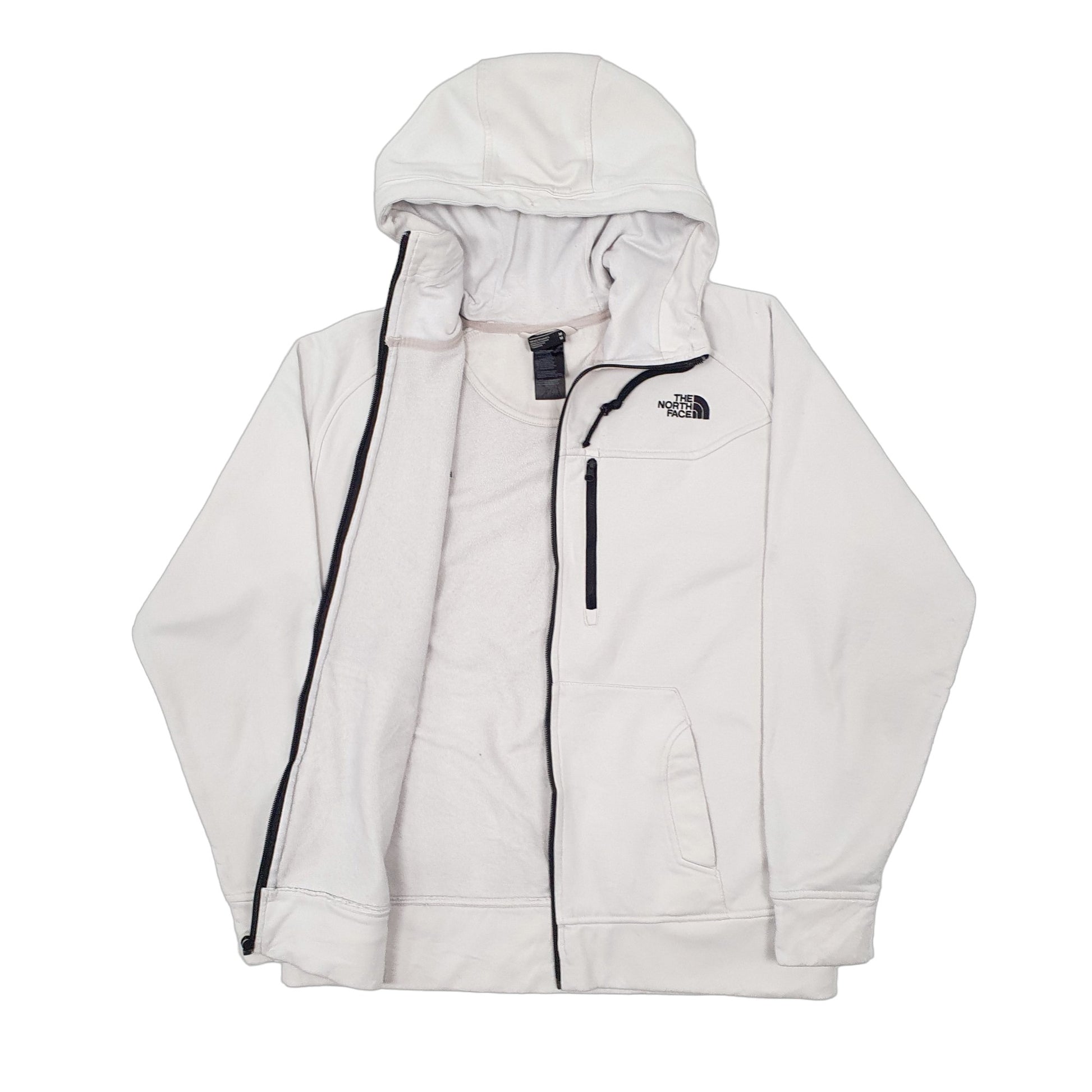 Mens The North Face Grey Full Zip Hoodie Tech Tracksuit Top Jumper