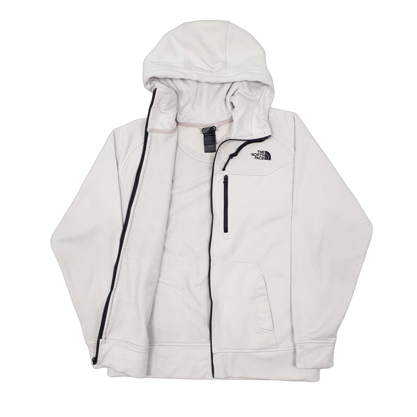 Mens Grey The North Face Hoodie Tech Tracksuit Top Full Zip Jumper