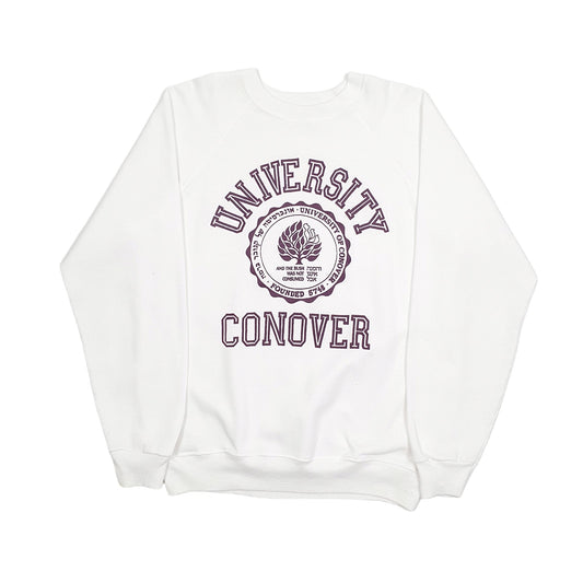 Hanes Conover Crewneck M White