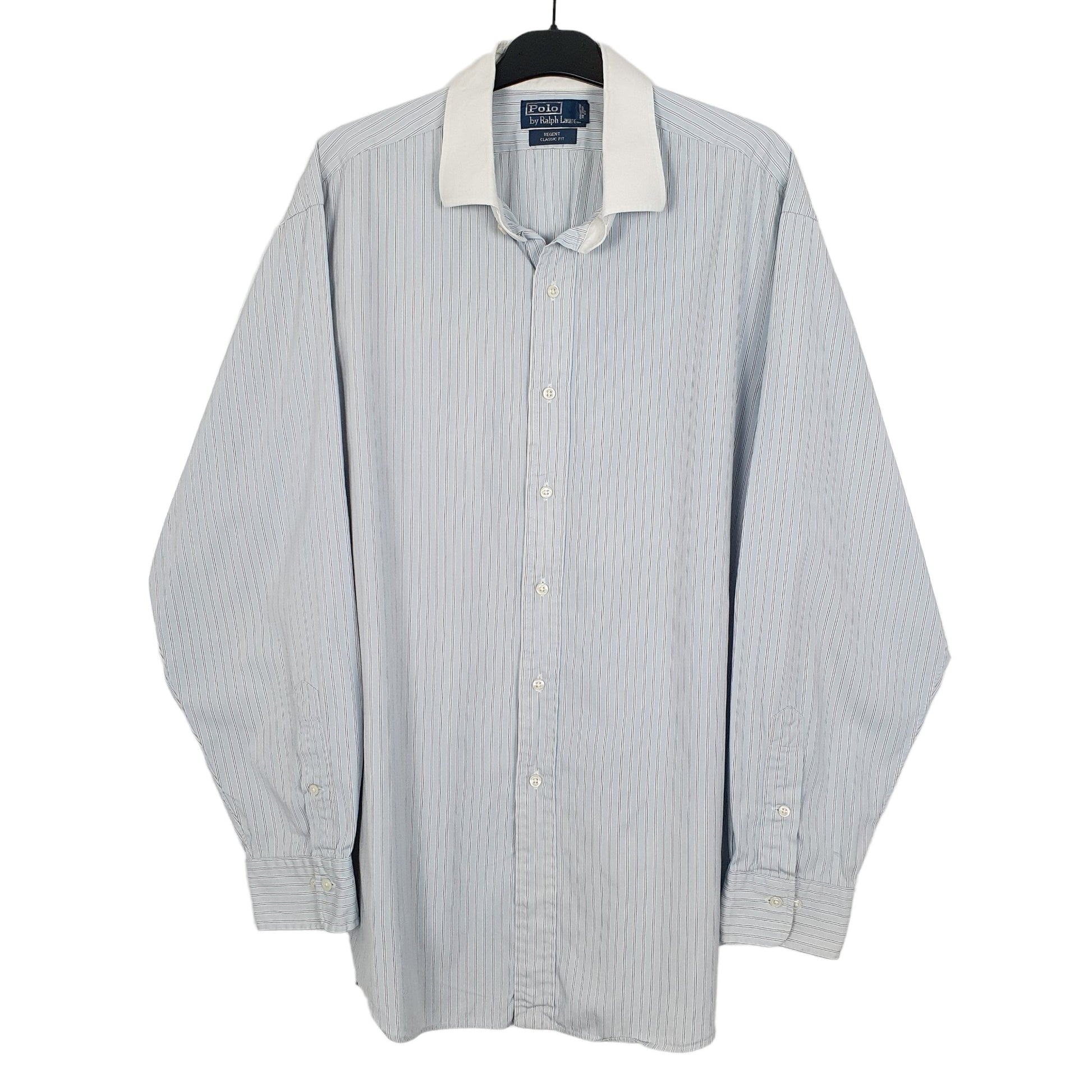 Ralph Lauren Long Sleeve Classic Fit Striped Shirt Blue