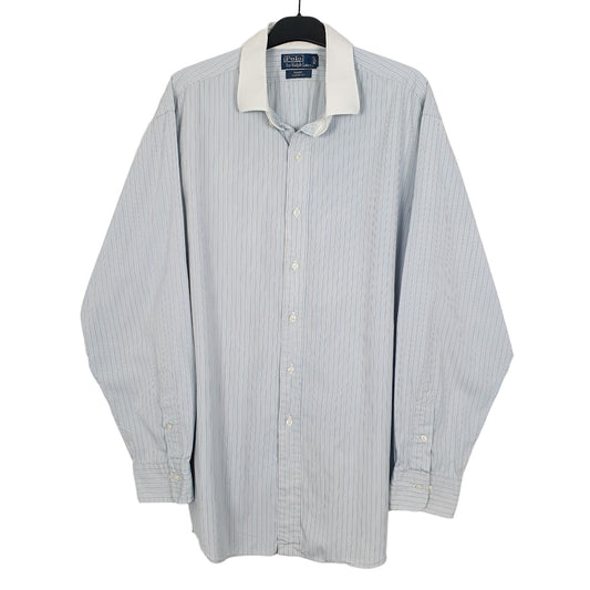 Ralph Lauren Long Sleeve Classic Fit Striped Shirt Blue