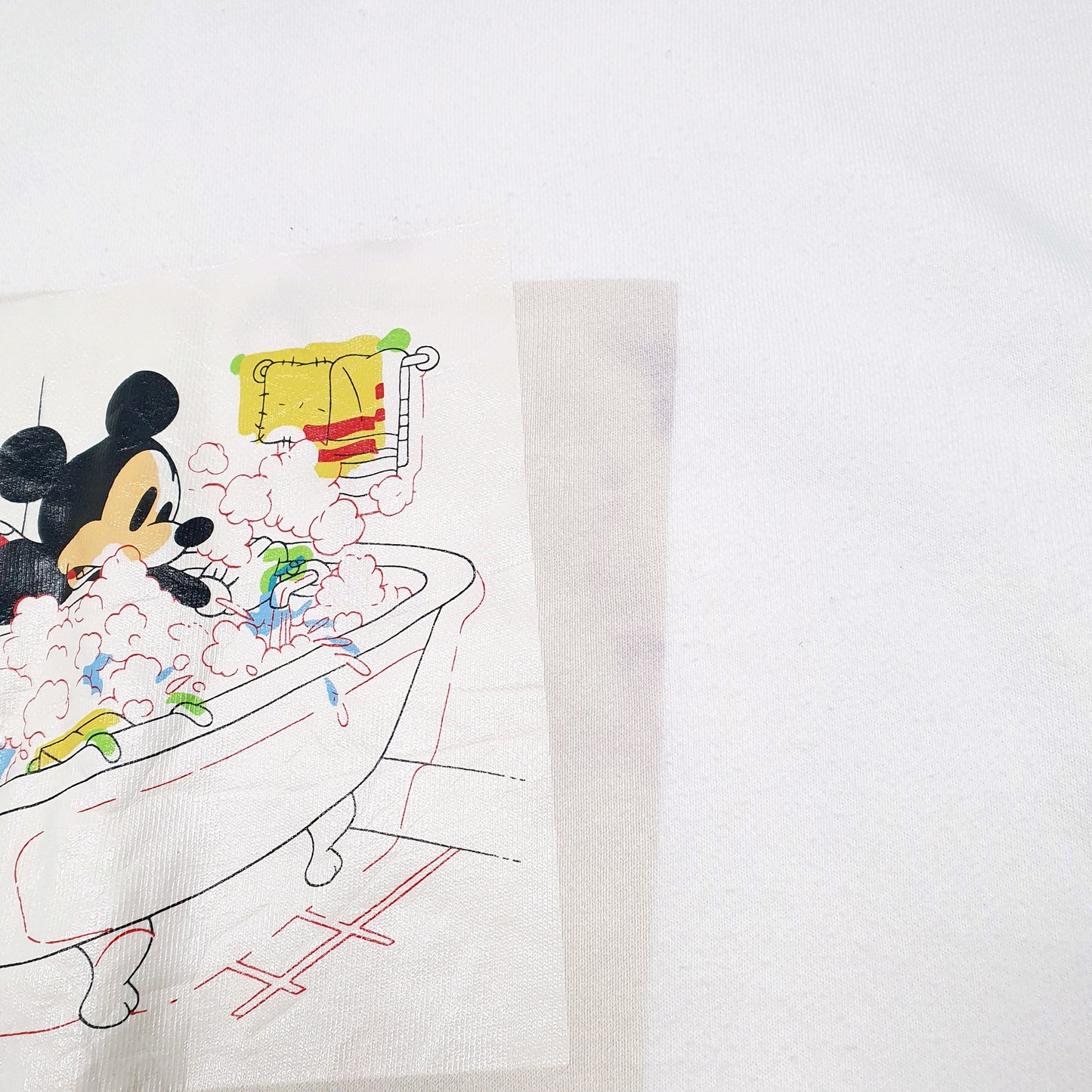 Mens White Disney Uniqlo Mickey Mouse Full Zip Jumper