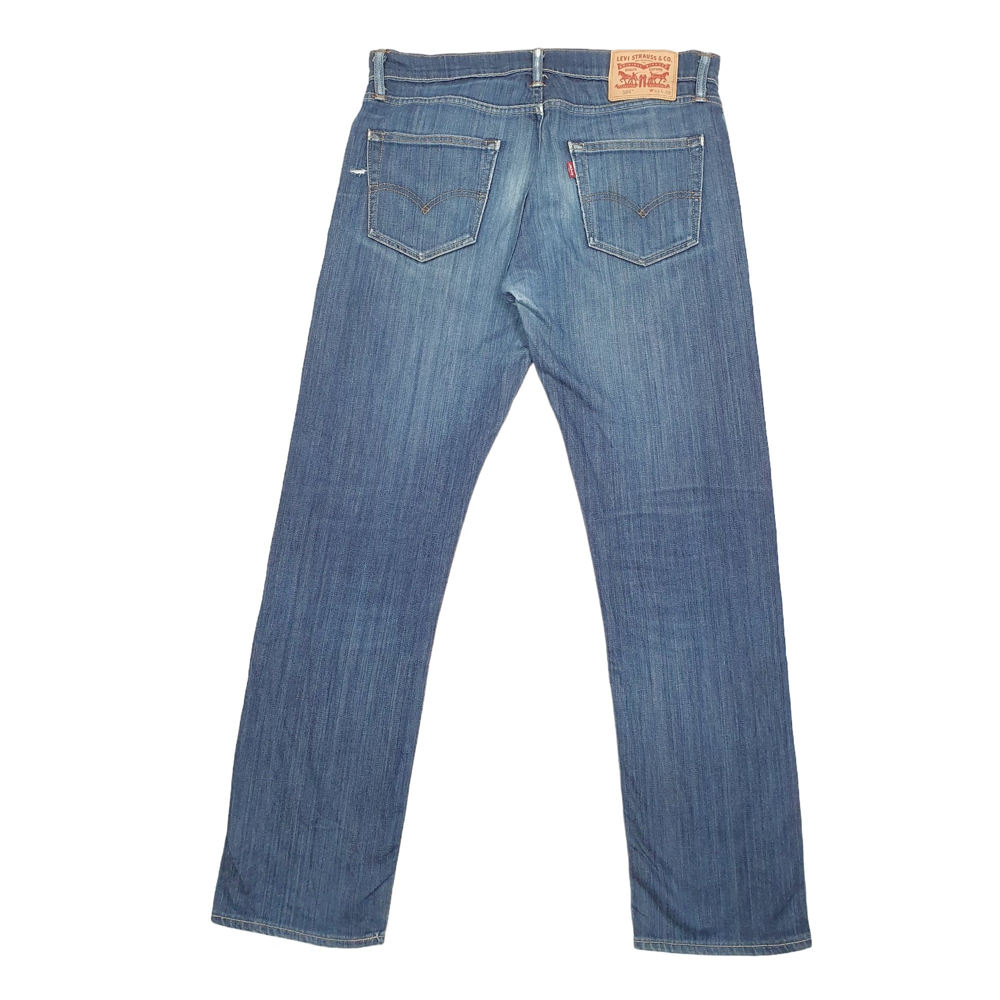 Mens Blue Levis  504 JeansW33 L32