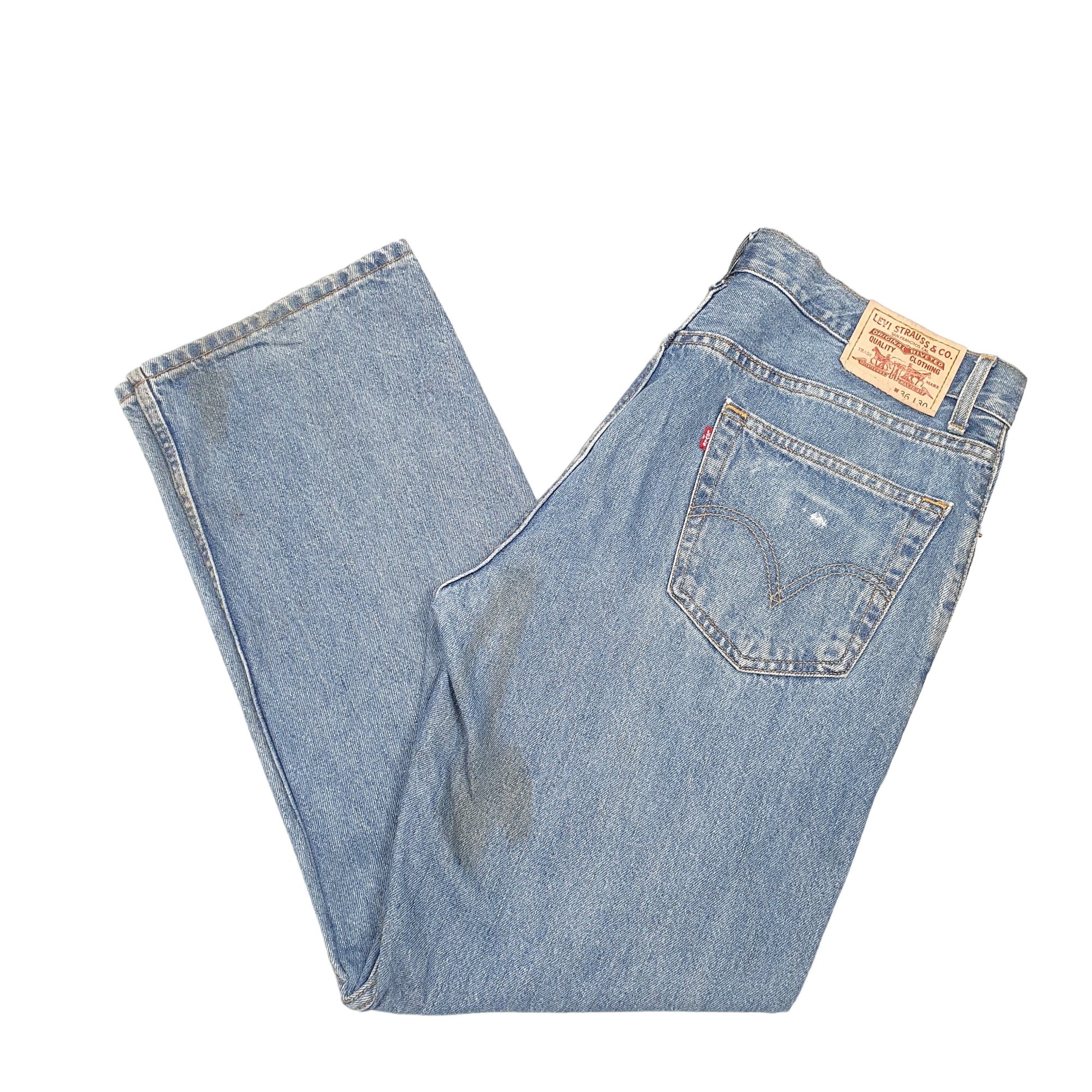 Mens Blue Levis  505 JeansW36 L30