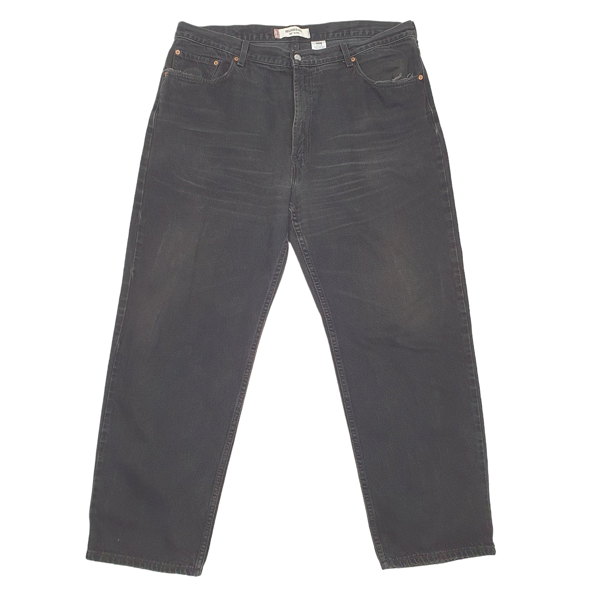 Levis 550 Relaxed Fit Jeans W42 L31 Black