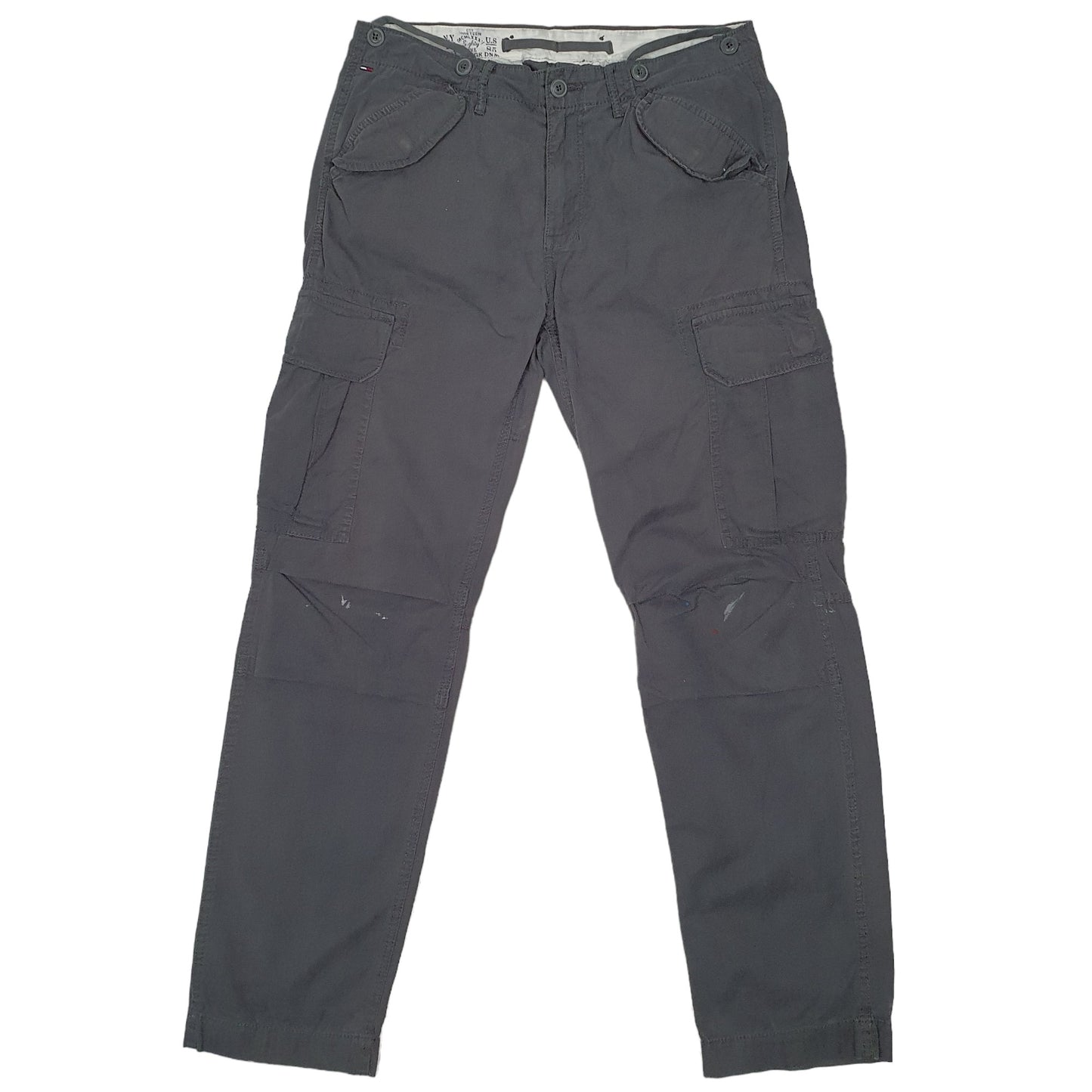 Mens Grey Tommy Hilfiger  Cargo Trousers