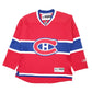 Mens Red Reebok NHL Montreal Candiens Hockey Jersey Crewneck Jumper