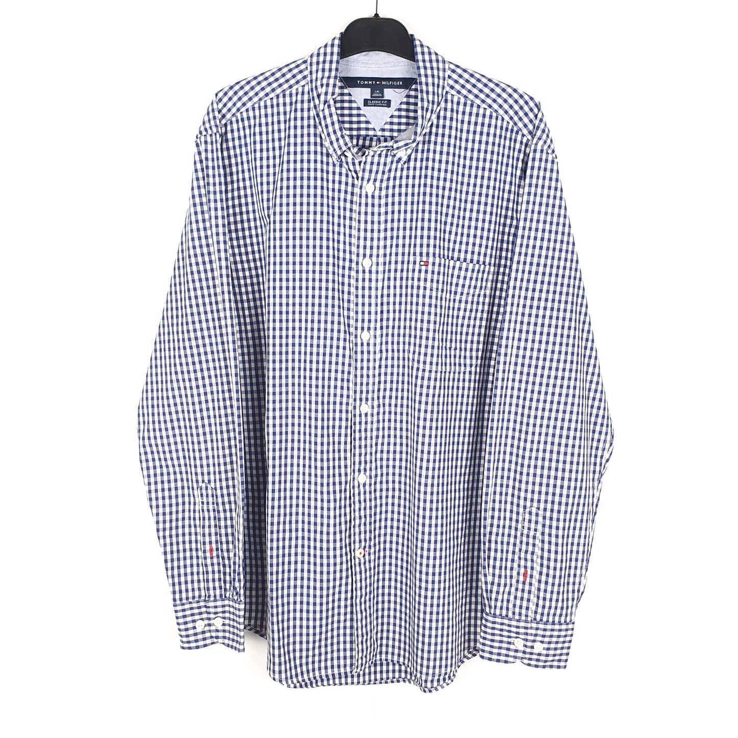 Navy Tommy Hilfiger Long Sleeve Shirt