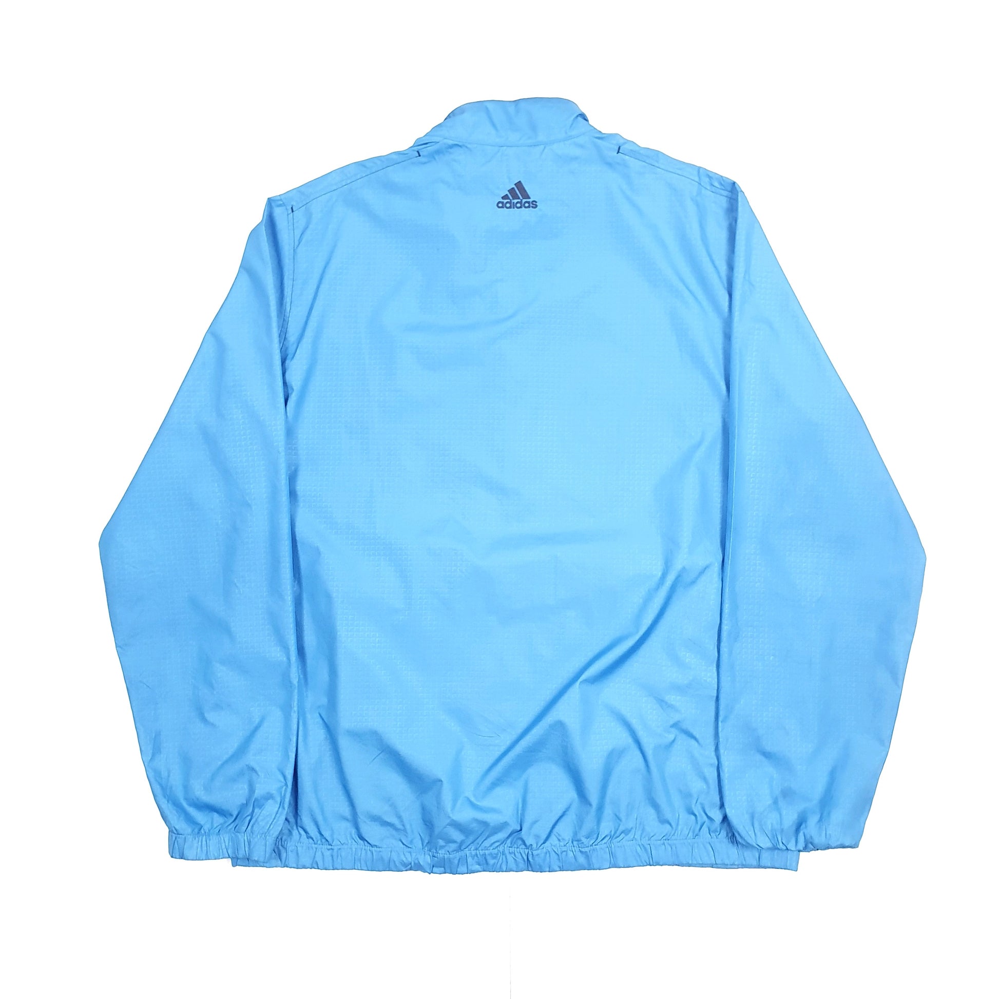 Mens Adidas Golf Quarter Zip Jacket Blue