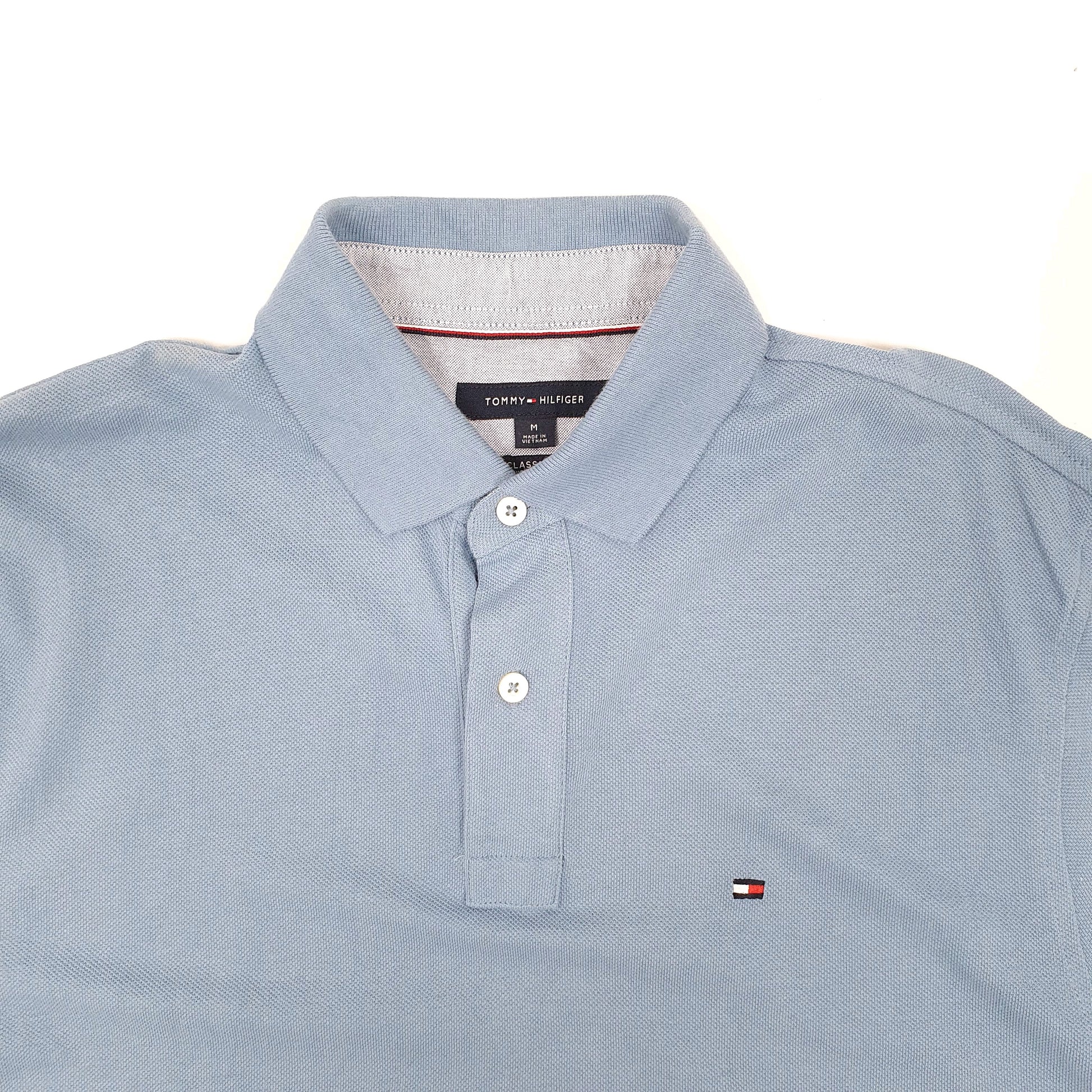 Mens Blue Tommy Hilfiger Classic Fit Short Sleeve Polo Shirt