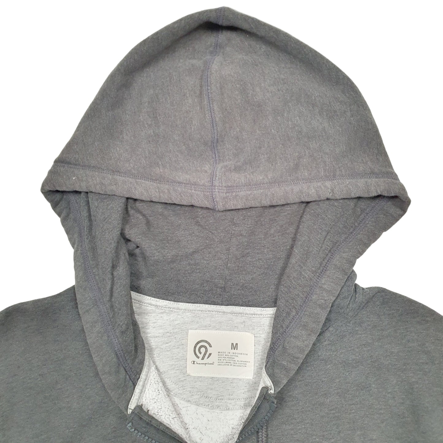 Mens Grey Champion  Hoodie Jumper