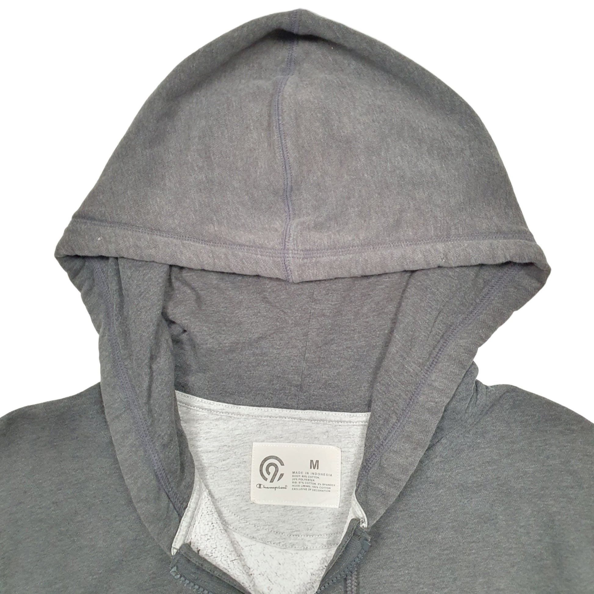 Mens Grey Champion  Hoodie Jumper