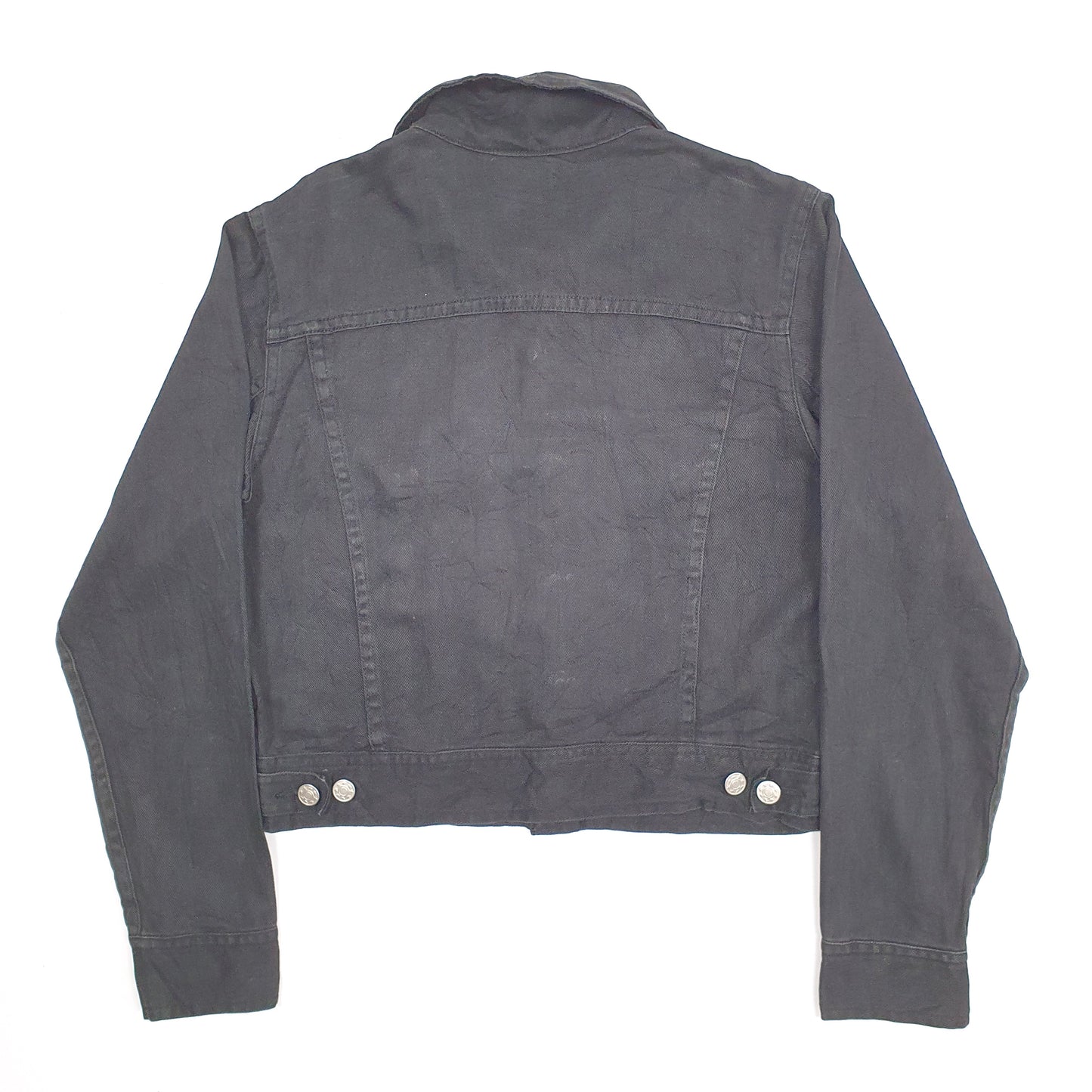 Womens Black Soho Trucker Denim Jacket Coat