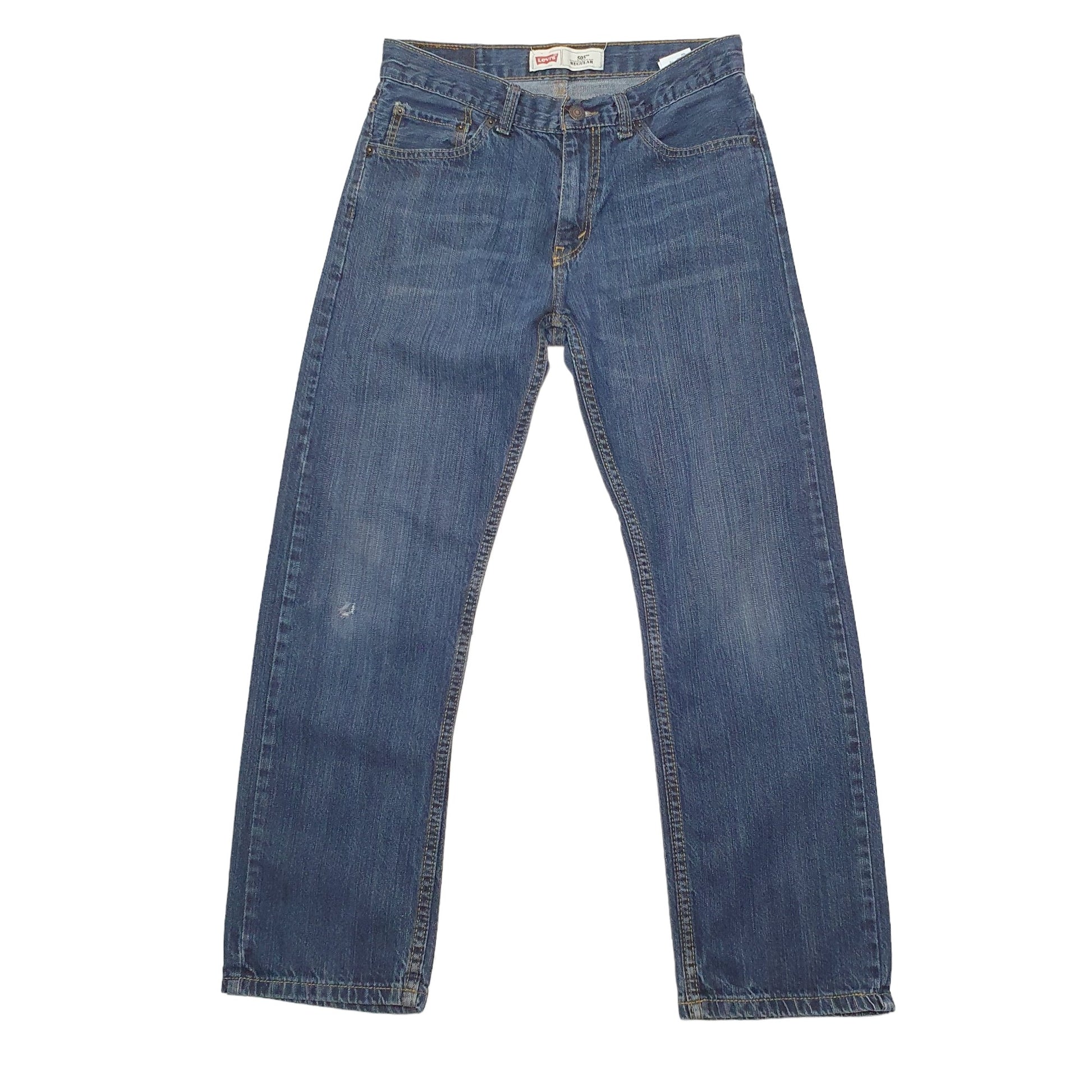 Levis 505 Regular Fit Jeans UK10 Blue