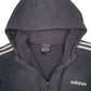 Mens Black Adidas  Full Zip Jumper