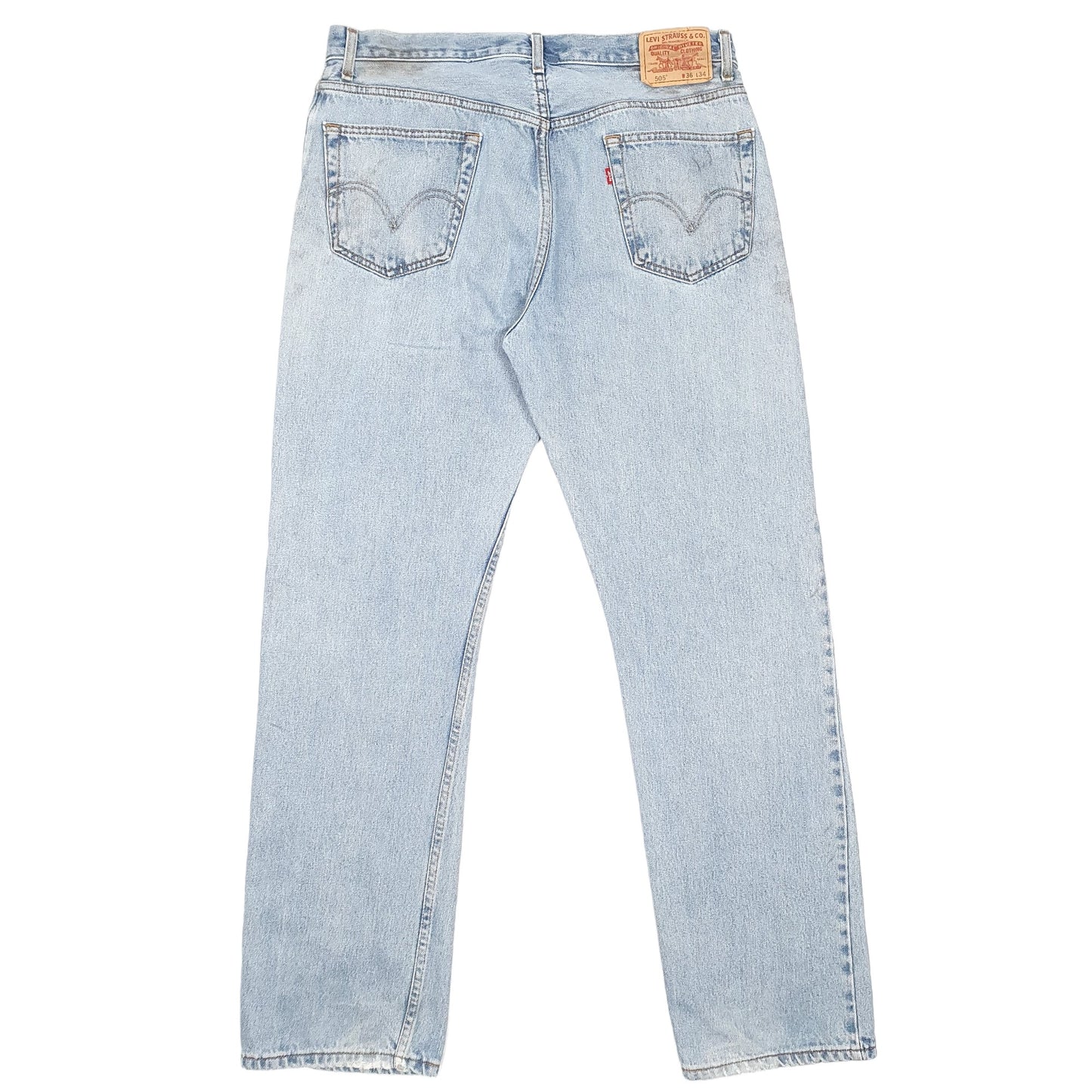 Mens Blue Levis  505 JeansW36 L34