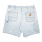 Mens Blue Carhartt Carpenter Workwear Denim Shorts