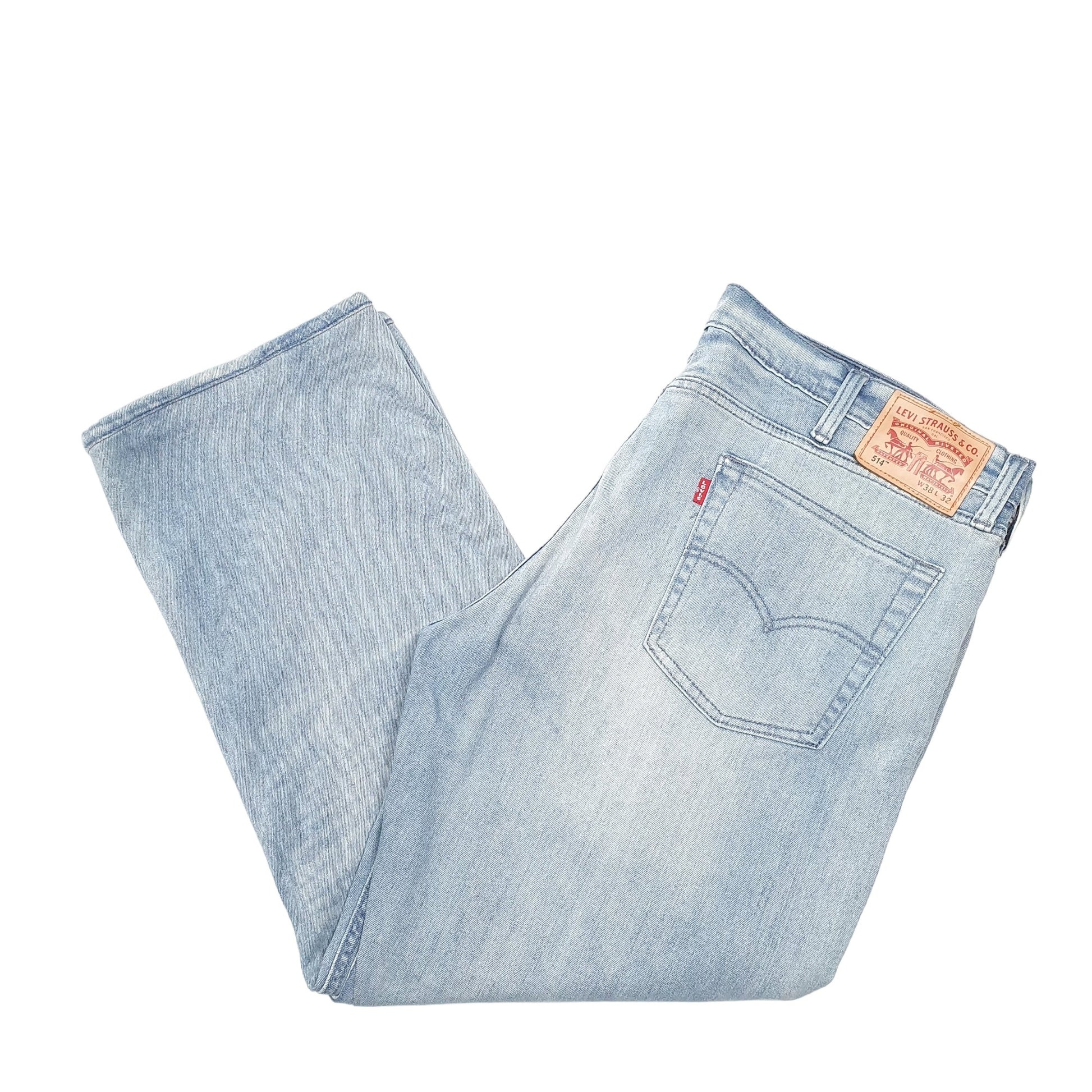 Mens Blue Levis Stretch 514 JeansW40 L28