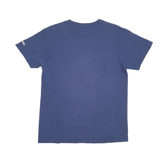 Mens Navy Columbia Sportswear  Short Sleeve T Shirt