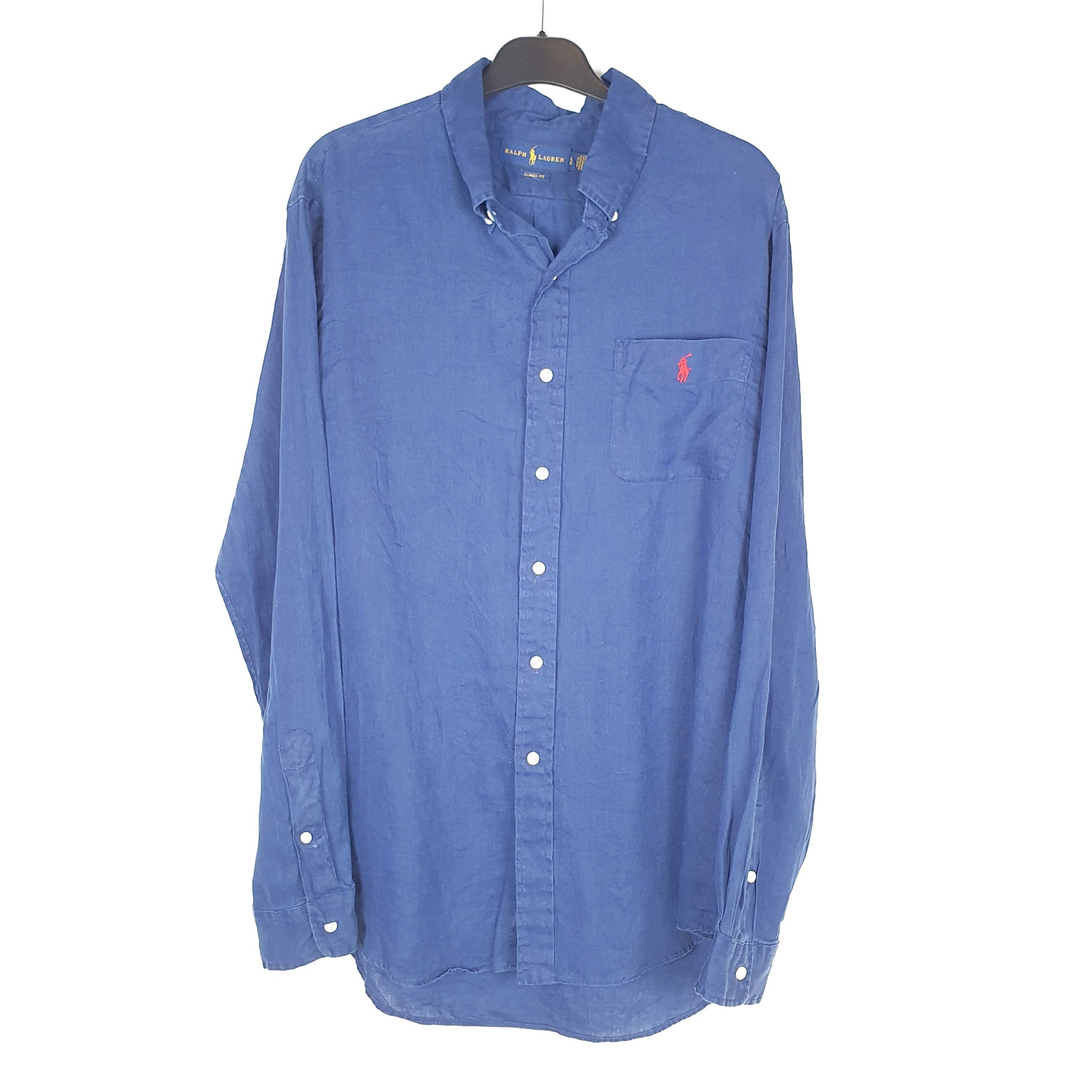 Navy Polo Ralph Lauren Long Sleeve Shirt