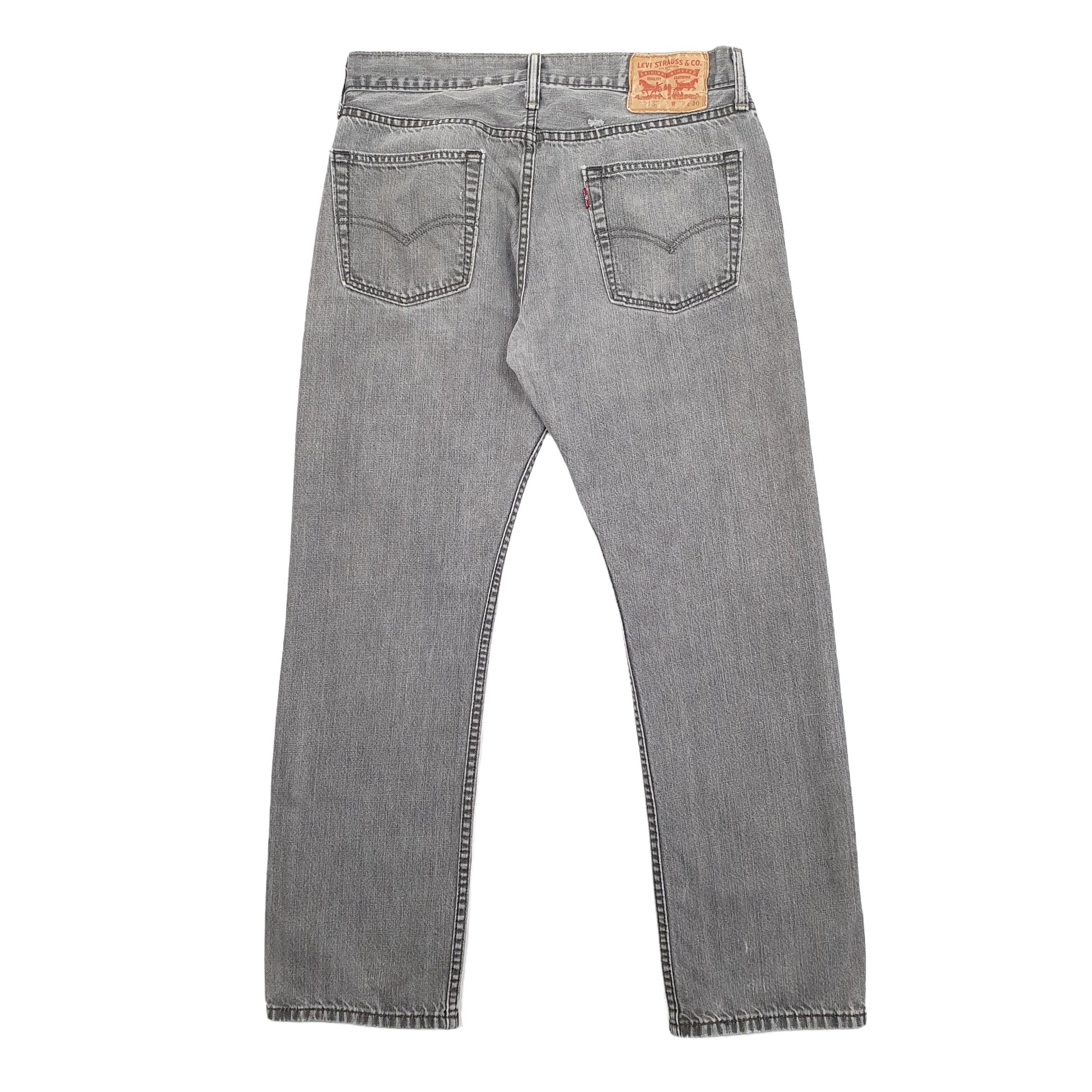Levis 513 Slim Fit Jeans W32 L28 Grey