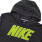 Mens Grey Nike Spellout Hoodie Jumper