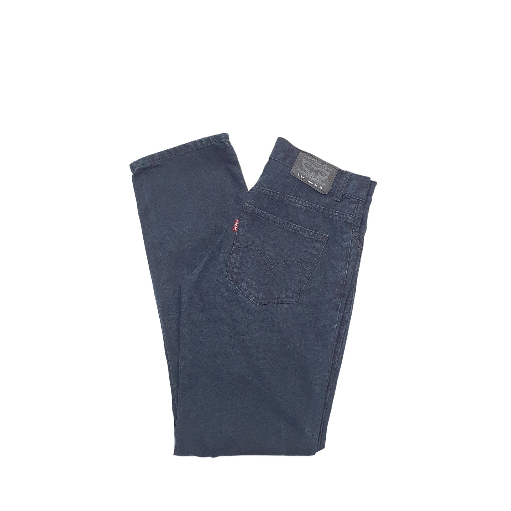 Levis 511 Slim Fit Jeans W29 L29 Black