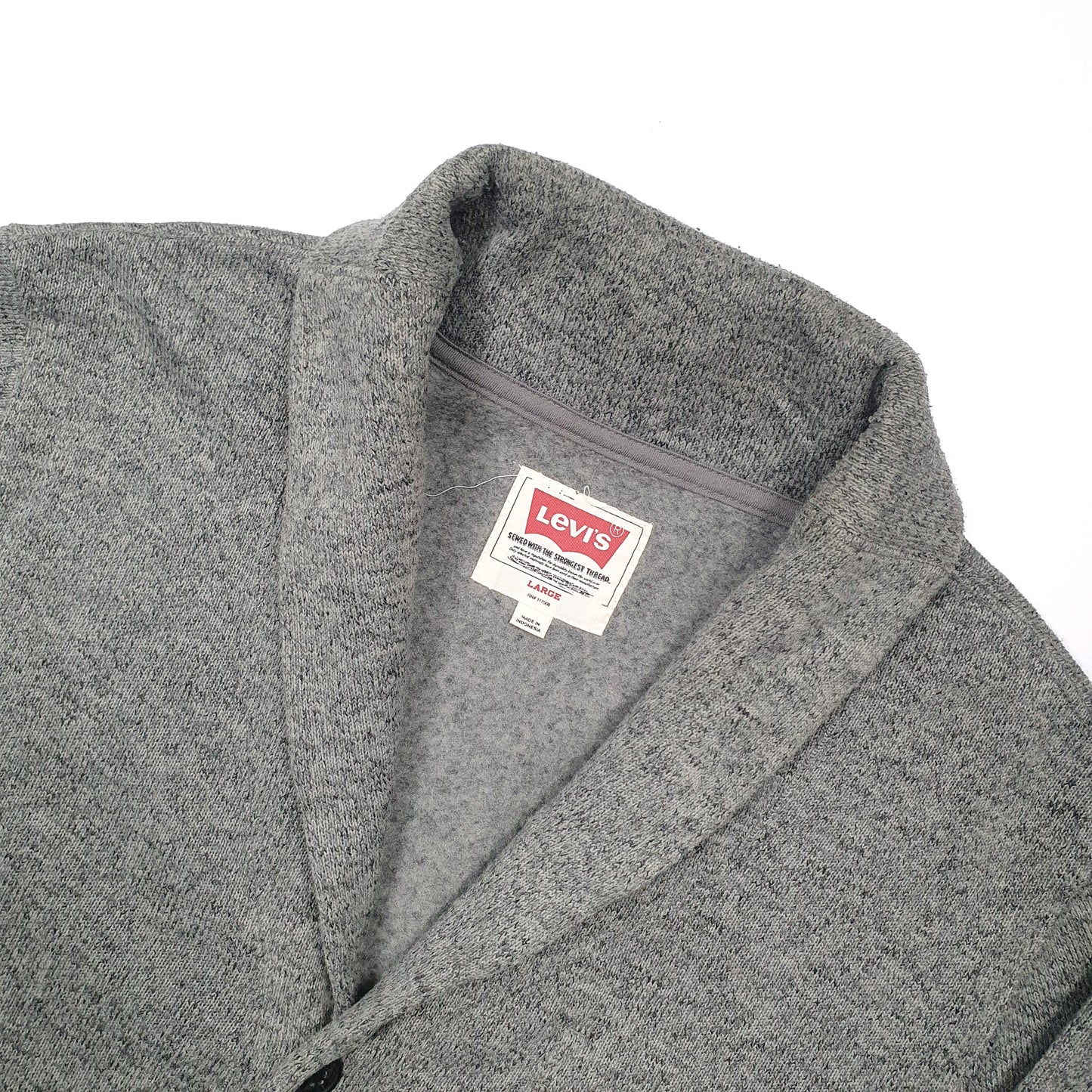 Levis Cardigan Fleece M Grey